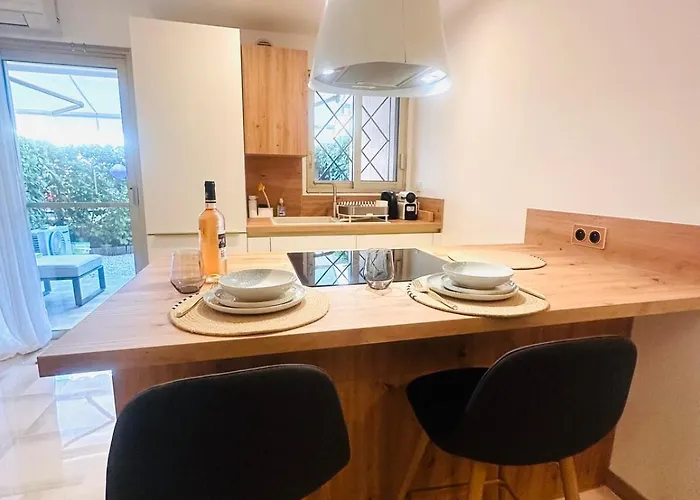 New Studio, Patio, Steps From La Croisette